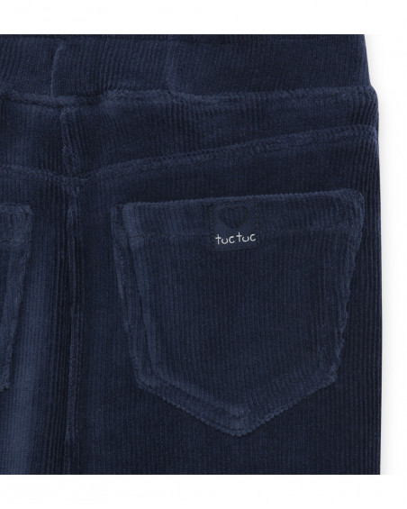 Jeggings velours côtelé et jersey avec détail poche fille Jeggings velours côtelé et jersey avec détail poche fille