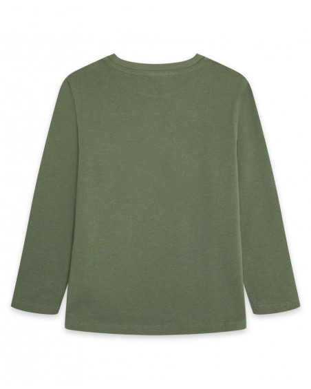 Tee-shirt en jersey message fille vert dance muse Tee-shirt en jersey message fille vert dance muse