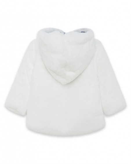 Manteau en fourrure avec capuche fille blanches kyoto girls Manteau en fourrure avec capuche fille blanches kyoto girls