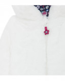 Manteau en fourrure avec capuche fille blanches kyoto girls Manteau en fourrure avec capuche fille blanches kyoto girls