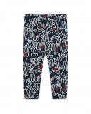 Leggings en jersey imprimé fille bleus hello london Leggings en jersey imprimé fille bleus hello london