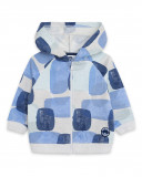 Sweat-shirt capuche en peluche garçon bleu glaciar Sweat-shirt capuche en peluche garçon bleu glaciar