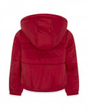 Parka tissus technique avec capuche garçon rouge breakfast time Parka tissus technique avec capuche garçon rouge breakfast time
