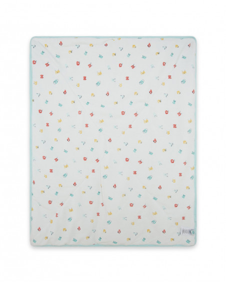 Couverture en velours éléphant garçon bleue alphabet Couverture en velours éléphant garçon bleue alphabet