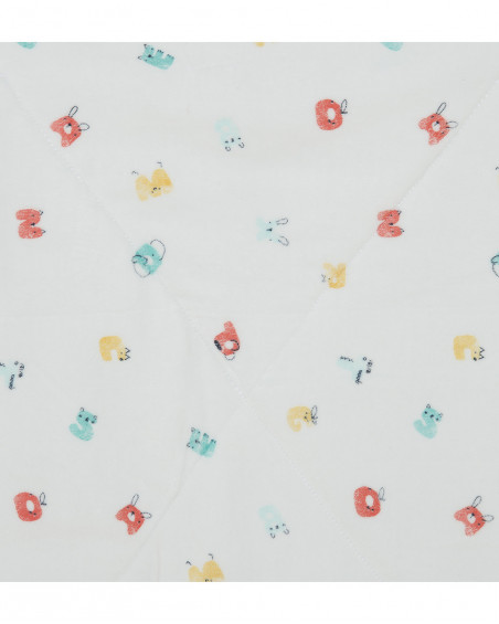 Couverture en velours éléphant garçon bleue alphabet Couverture en velours éléphant garçon bleue alphabet