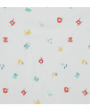 Couverture en velours éléphant garçon bleue alphabet Couverture en velours éléphant garçon bleue alphabet