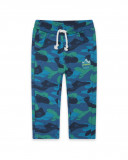 Pantalon en peluche camouflage garçon bleu color hikers Pantalon en peluche camouflage garçon bleu color hikers
