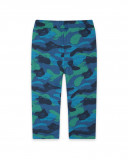 Pantalon en peluche camouflage garçon bleu color hikers Pantalon en peluche camouflage garçon bleu color hikers