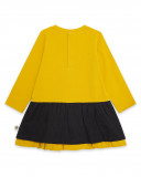 Robe en jersey abeille fille jaune bee happy Robe en jersey abeille fille jaune bee happy