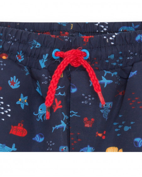 Short de bain imprimée garçon bleu red submarine Short de bain imprimée garçon bleu red submarine
