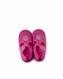 Baskets lycra velcro fille rose tahiti Baskets lycra velcro fille rose tahiti