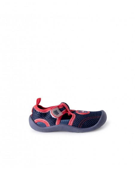 Baskets lycra velcro garçon bleu red submarine Baskets lycra velcro garçon bleu red submarine