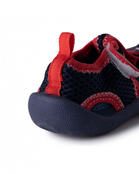 Baskets lycra velcro garçon bleu red submarine Baskets lycra velcro garçon bleu red submarine