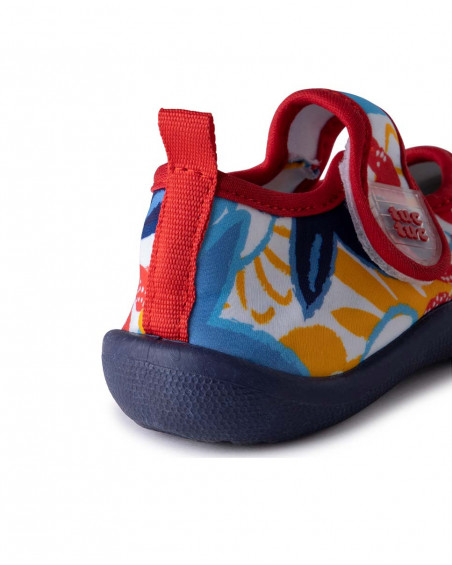 Baskets lycra velcro fille bleu red submarine Baskets lycra velcro fille bleu red submarine