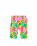 Leggings en jersey imprimé fille jaune funcactus Leggings en jersey imprimé fille jaune funcactus