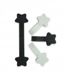 4 rubans aimant de fixation mousseline basic blanche 4 rubans aimant de fixation mousseline basic blanche