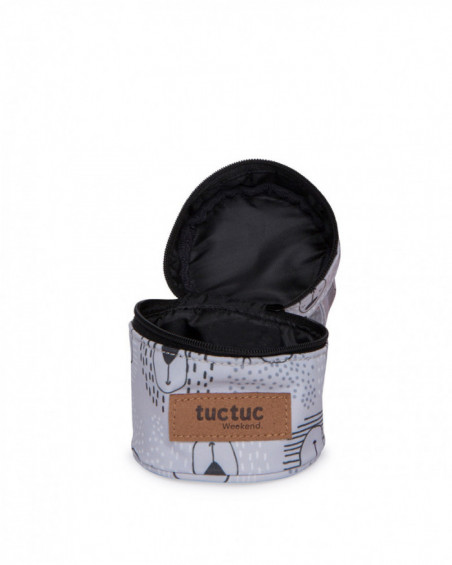 Porte tétine weekend bears gris Porte tétine weekend bears gris