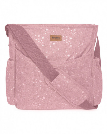 Sac poussette canne constellation rose