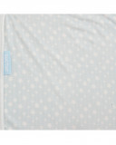 Couverture tricot bambou et éponge love bleu Couverture tricot bambou et éponge love bleu