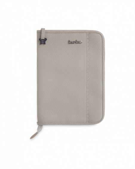 Porte document love gris Porte document love gris