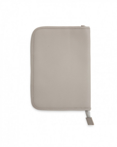 Porte document love gris Porte document love gris
