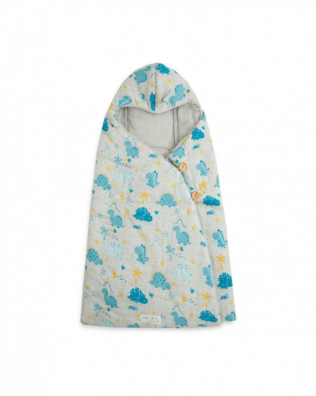 Sac capuche et harnais 3 seasons hello dinos bleu Sac capuche et harnais 3 seasons hello dinos bleu