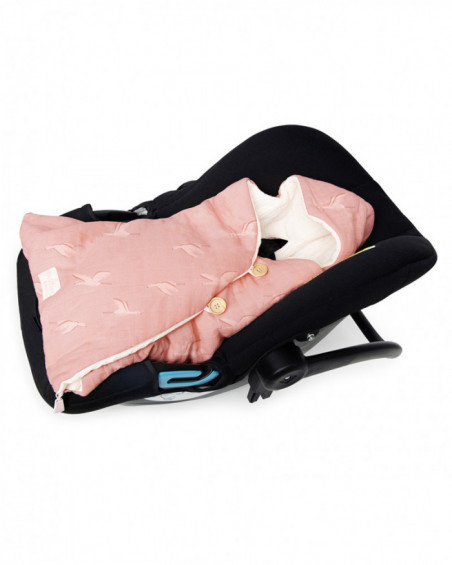 Sac capuche et harnais 3 seasons lady bird rose Sac capuche et harnais 3 seasons lady bird rose