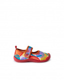 Baskets lycra velcro fille rouge fruitty time Baskets lycra velcro fille rouge fruitty time