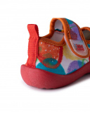 Baskets lycra velcro fille rouge fruitty time Baskets lycra velcro fille rouge fruitty time