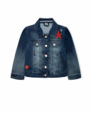 Veste en jeans boutons fille bleu red submarine Veste en jeans boutons fille bleu red submarine