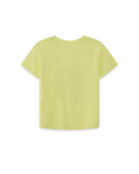 Tee-shirt en jersey lion garçon vert in the jungle Tee-shirt en jersey lion garçon vert in the jungle