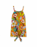 Tee-shirt en jersey bretelles fille orange summer festival Tee-shirt en jersey bretelles fille orange summer festival