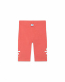 Leggings capri en jersey fleurs fille orange enjoy the sun Leggings capri en jersey fleurs fille orange enjoy the sun