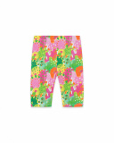 Leggings capri en jersey imprimé fille vert funcactus Leggings capri en jersey imprimé fille vert funcactus