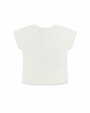 Tee-shirt en jersey visage fille beige smile today Tee-shirt en jersey visage fille beige smile today
