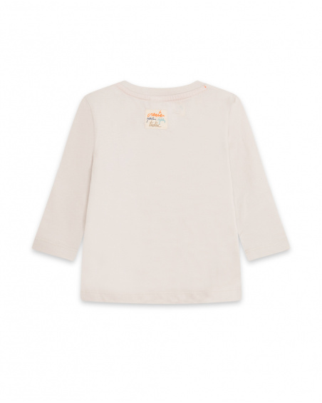 T-shirt en maille beige Boy Crafted T-shirt en maille beige Boy Crafted