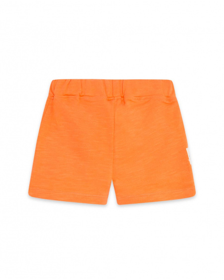 Orange Peluche Bermuda Boy Fabriqué Orange Peluche Bermuda Boy Fabriqué