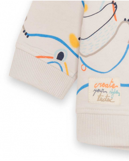 Sweat en peluche beige Boy Crafted Sweat en peluche beige Boy Crafted