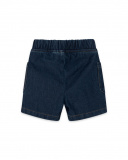 Blue Denim Bermuda Boy Fabriqué Blue Denim Bermuda Boy Fabriqué
