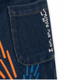 Blue Denim Bermuda Boy Fabriqué Blue Denim Bermuda Boy Fabriqué