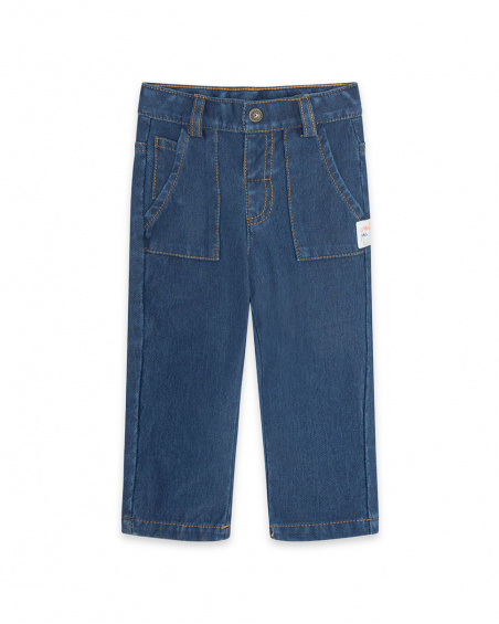 Pantalon Denim Bleu Boy Crafted