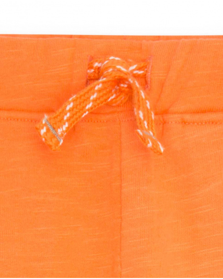 Orange Peluche Bermuda Boy Fabriqué Orange Peluche Bermuda Boy Fabriqué