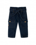 Pantalon en jean bleu Girl Crafted Pantalon en jean bleu Girl Crafted