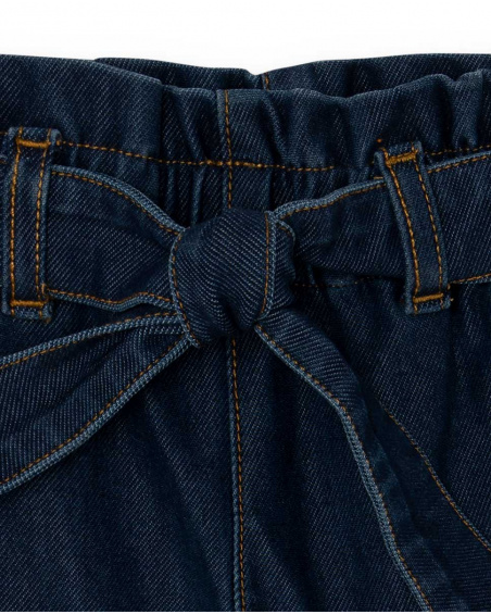 Pantalon en jean bleu Girl Crafted Pantalon en jean bleu Girl Crafted