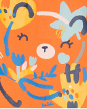 T-shirt en maille orange et bleu Girl Crafted T-shirt en maille orange et bleu Girl Crafted