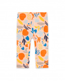 Legging en peluche orange fabriqué par une fille Legging en peluche orange fabriqué par une fille