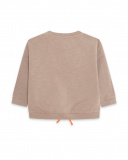 Sweat marron en peluche pour fille Crafted Sweat marron en peluche pour fille Crafted