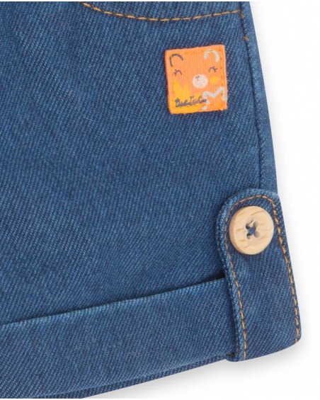 Short en denim bleu pour fille Short en denim bleu pour fille