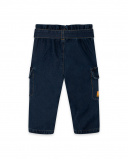 Pantalon en jean bleu Girl Crafted Pantalon en jean bleu Girl Crafted
