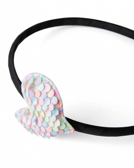 Bandeau Rigide Noir Girl Connect